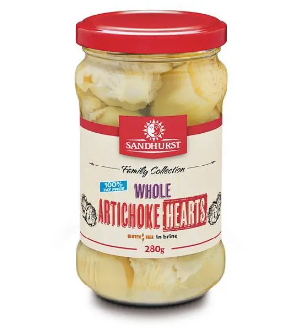 Sandhurst Whole Artichoke Hearts – Marinated In Olive Oil, 280G 1