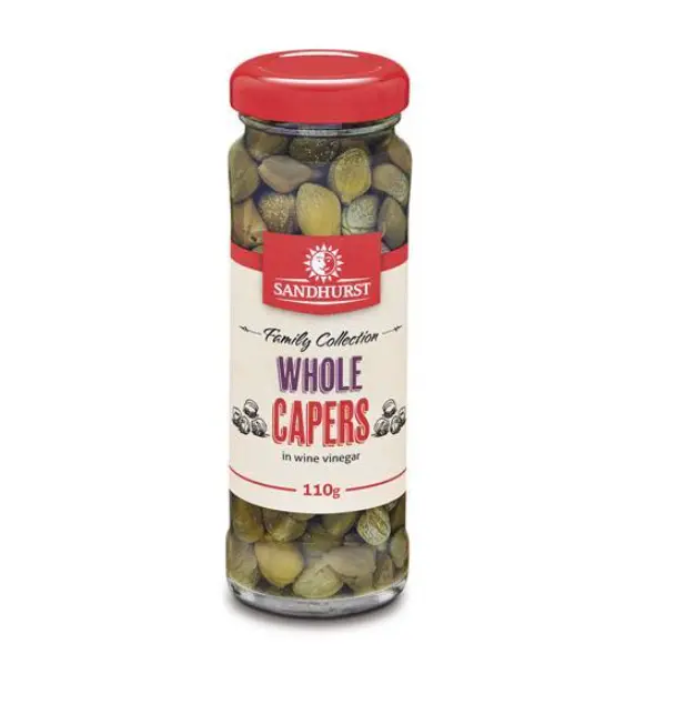 Sandhurst Whole Capers – Brined Flower Buds, 110G 1
