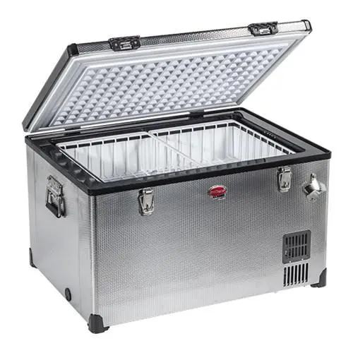 Snomaster 65L Premium Stainless Steel Fridge Freezer – 12V/220V Compatible 1