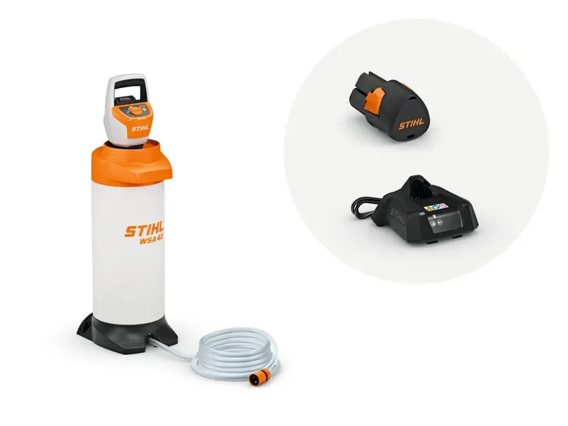 Stihl Wsa40 Cordless Pressurized Water Container Kit 1