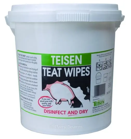 Teisen Teat Wipes – 600-Count Tub 1