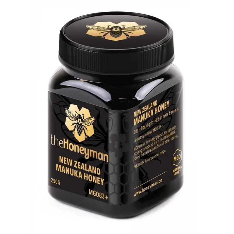 The Honeyman Mgo83+ Manuka Honey – 250G New Zealand Certified 1