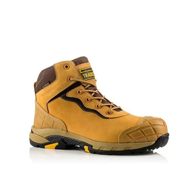 Tradez Blitz S3 Src Lightweight Waterproof Honey-Coloured Safety Lace Boot 1