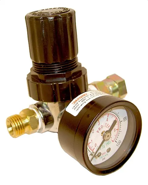 Universal Diaphragm Air Regulator & Gauge For Hvlp And Conventional Spray Guns (0–150 Psi) 1