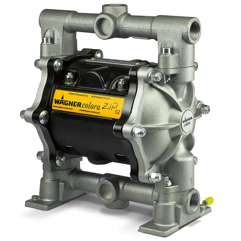 Wagner Zip 52 Stainless Steel Double Diaphragm Pump – Low-Pressure Bare Unit 1