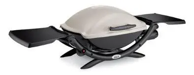 Weber Q 2000 Titanium Portable Gas Grill – Premium Cooking Surface 1