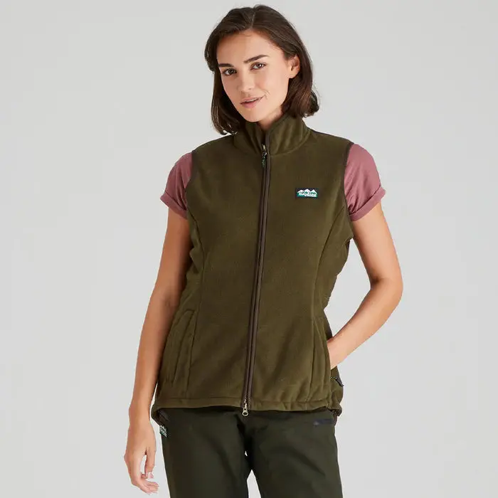 Women'S Kodiak Quilted Gilet – Moody Teak 1