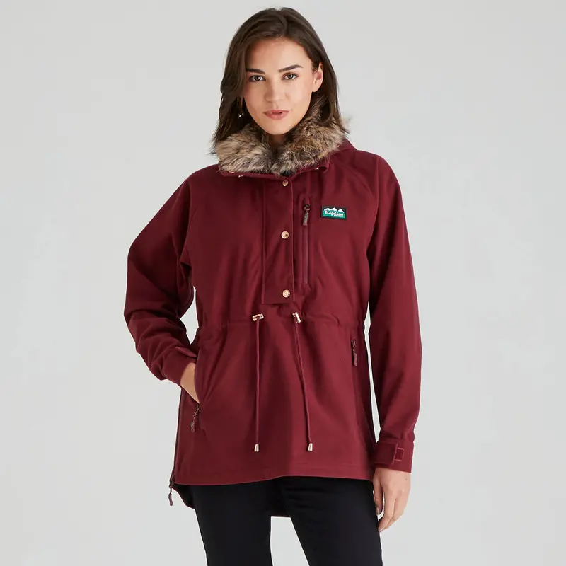 Women'S Monsoon Nordic Fleece-Lined Smock In Winter Berry 1
