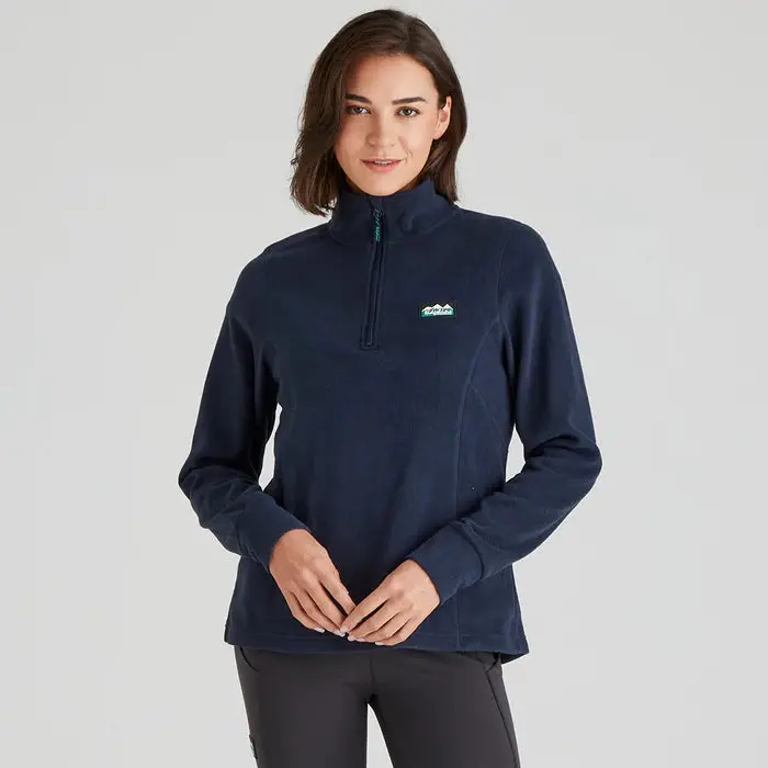 Women'S Narvik Midweight Fleece Jacket – Navy 1