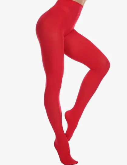 Women’S Red Dress Uniform Tights 1