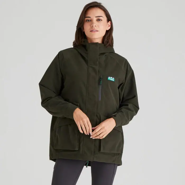 Women'S Rhea Outdoor Jacket In Deep Forest Green 1