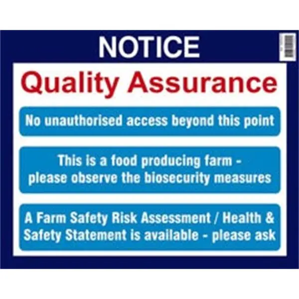 Workplace Risk Assessment Notice Board Sign 1