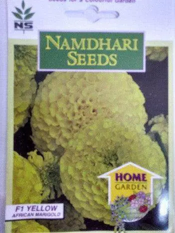 Yellow Majestic F1 Marigold Seeds – Naamdhari Seeds 1