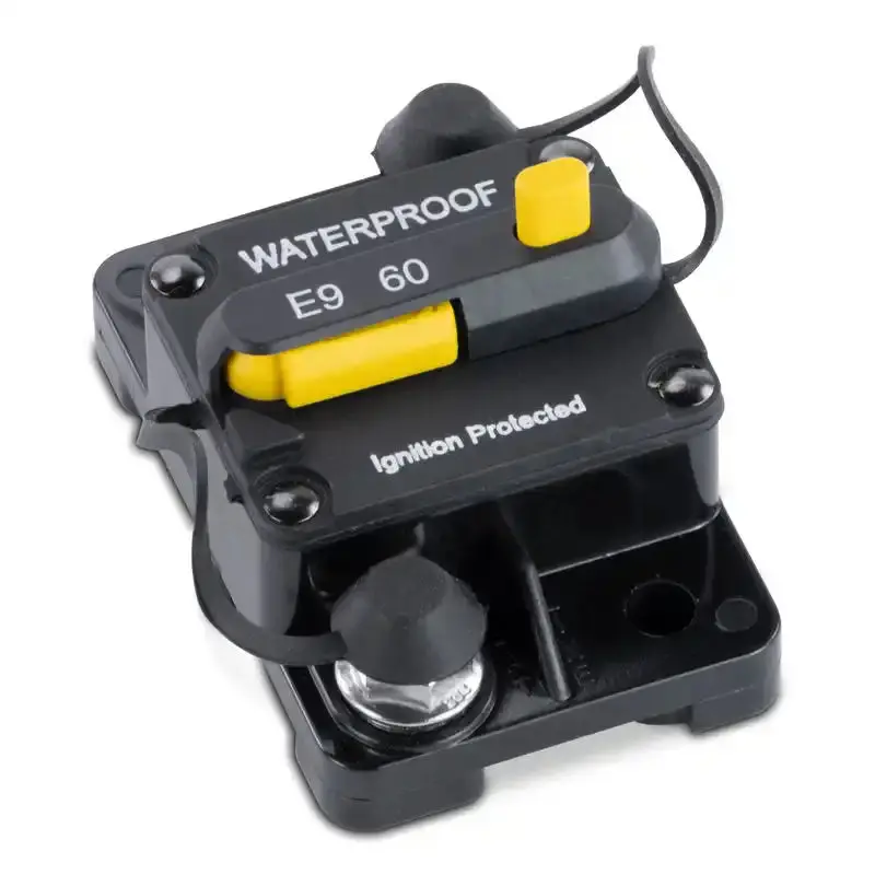 60-Amp Resettable Automotive Circuit Breaker – Self-Resetting Overcurrent Protection 1