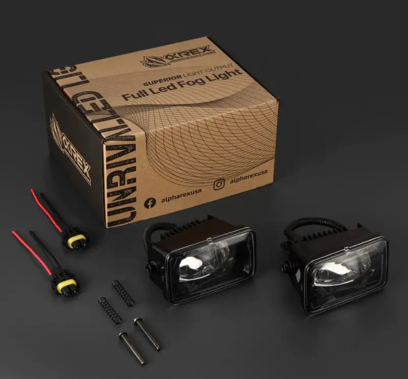 Alpharex 210009 Doubletap Led Fog Lights – Dual-Color Projector Beams With Modern Styling 1