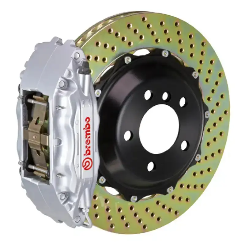 Brembo Front Big Brake Kit – 4-Piston Calipers With Drilled 355X32Mm Two-Piece Rotors For 2001–2007 Mercedes-Benz C-Class (Including Amg) 1