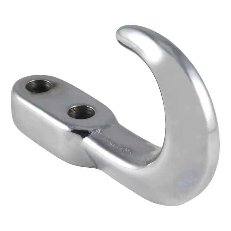 Curt 22420 Chrome Tow Hook – Heavy-Duty Steel Hitch Accessory Rated To 10,000 Lbs 1