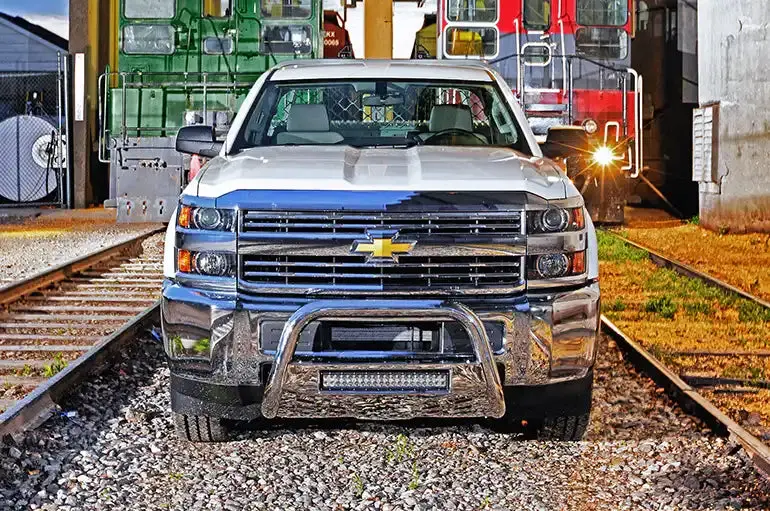 Dee Zee Dz503246 Stainless Steel Bull Bar – Heavy-Duty Front Protection 1