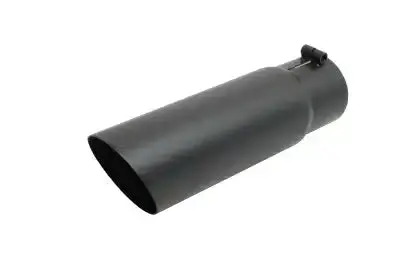 Gibson Performance Exhaust 500554-B Black Ceramic-Coated Angle Tip – Single-Wall Design 1
