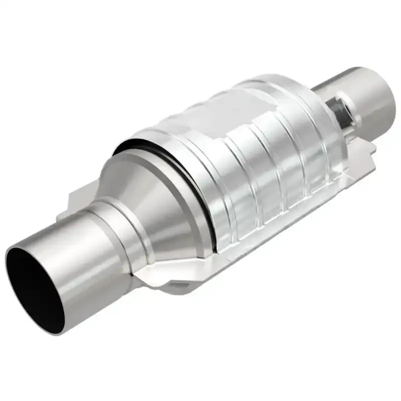 Magnaflow Universal Catalytic Converter – 2.5" I/O, Center/Center Round Design (9"L X 5.125"W X 13"Oal) 1