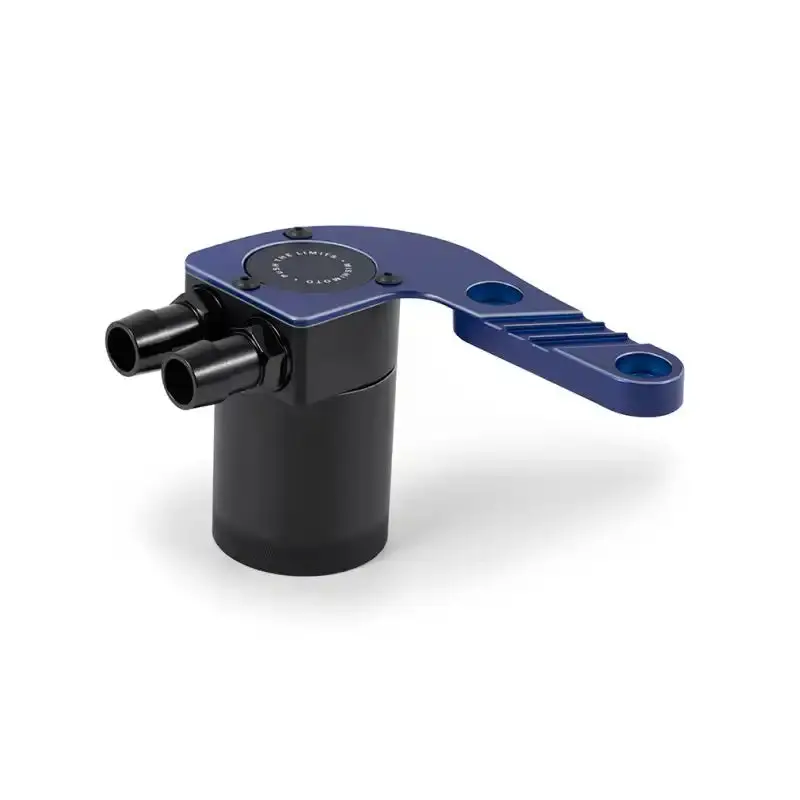 Mishimoto Baffled Oil Catch Can – Frozen Dark Blue Finish For 2015–2020 Bmw F80/F82 M3/M4 1