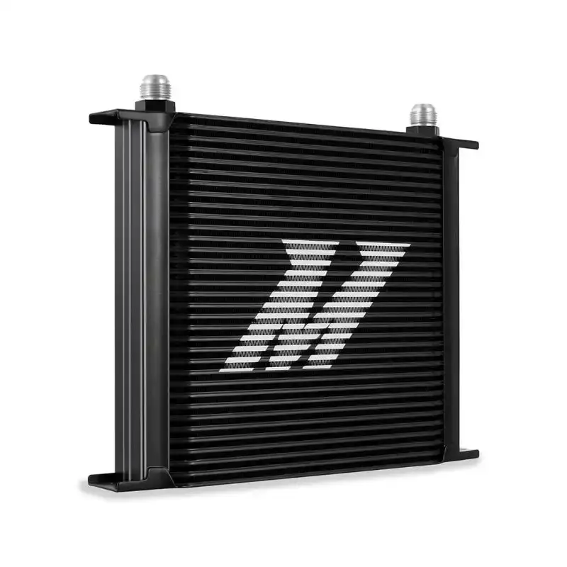 Mishimoto Universal 34-Row Black Oil Cooler Kit – Thermostatically Controlled Cooling System 1