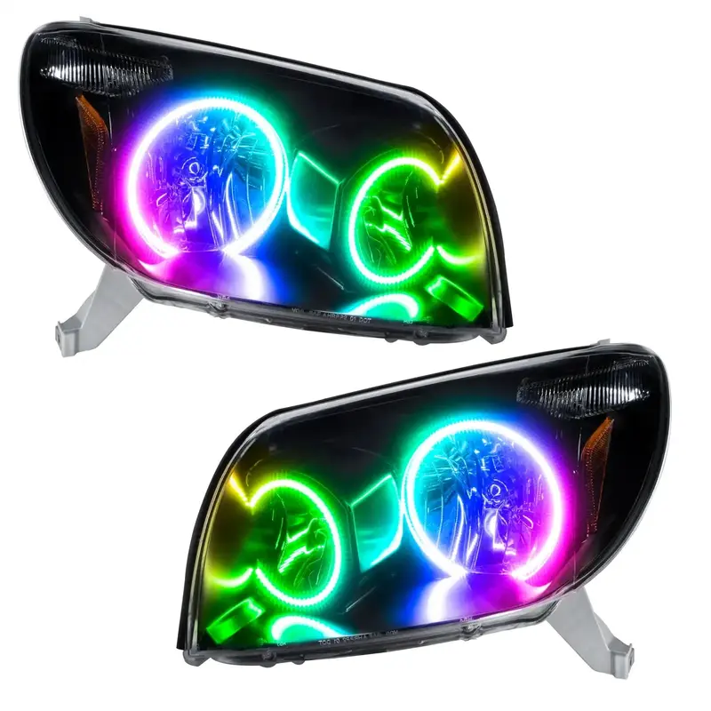 Oracle Lighting 7118-333 Colorshift 2.0 Smd Pre-Assembled Headlights – Black Bezel 1