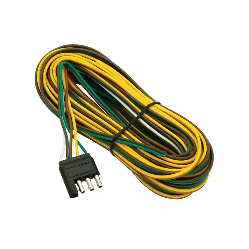 Wesbar 707261 4-Way Flat Trailer Wiring Harness – 25-Foot Length 1